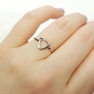 {The Protection Ring} Shield Sterling Silver .925